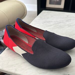 Rothy's Red, White and Blue Loafers